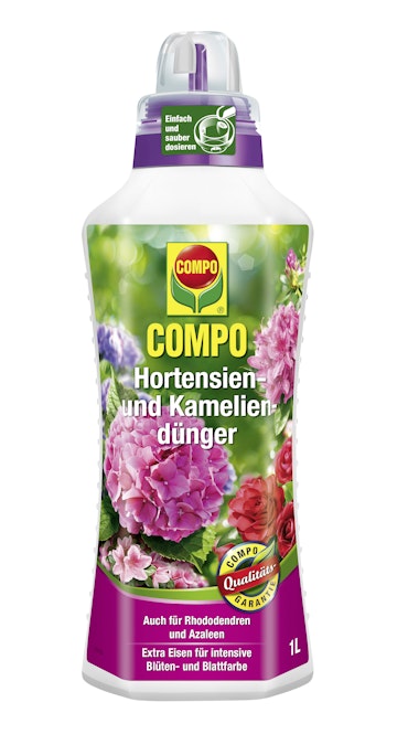 COMPO Hortensien-, Azaleen-, Kamelien-, Rhododendrondnger 1 L
