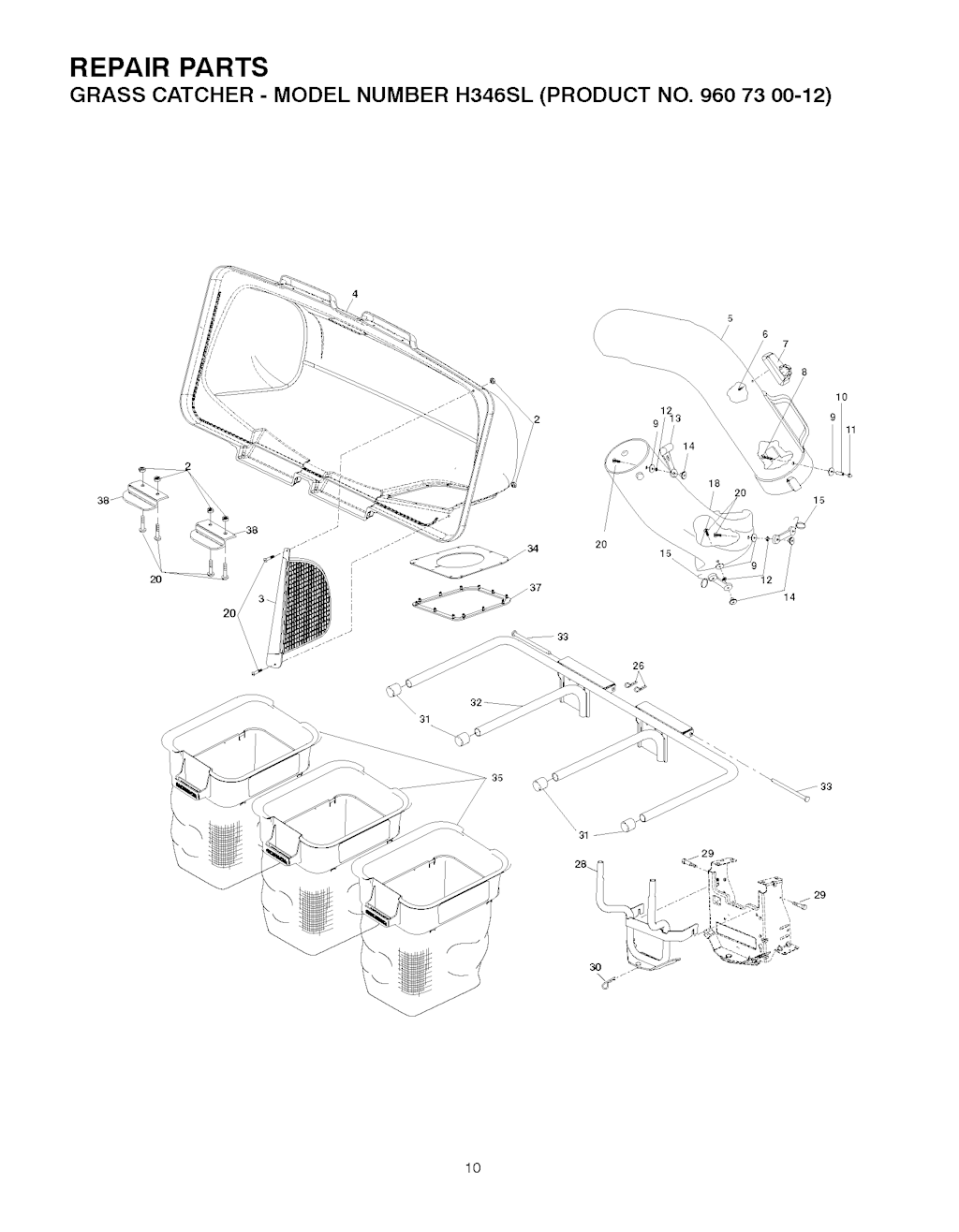 Explosionszeichnung Ersatzteile