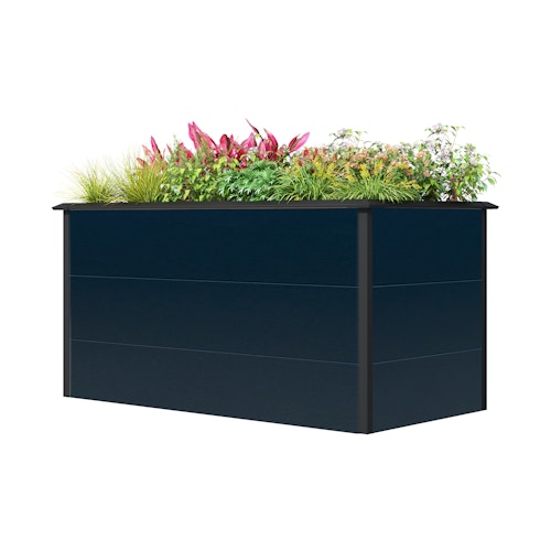 T&J EVA Metall Hochbeet 150 x 75 x 77 cm Anthrazit 