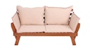 Vorschaubild Garden Pleasure Bank FORTUNA, 195 cm, Eukalyptus / Kissen 100 % Polyester