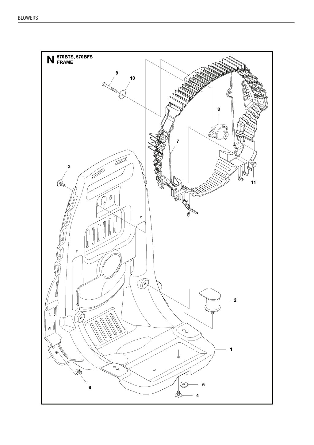 Explosionszeichnung Ersatzteile