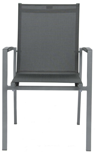 STERN Stapelsessel NEW LEVANTO, Aluminium / Textilen / Alu-Armlehnen