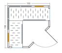 Vorschaubild VITALhome Infrarotkabine Sunlight 155 Ecke inkl. 5-teiligem gratis Zubehörset