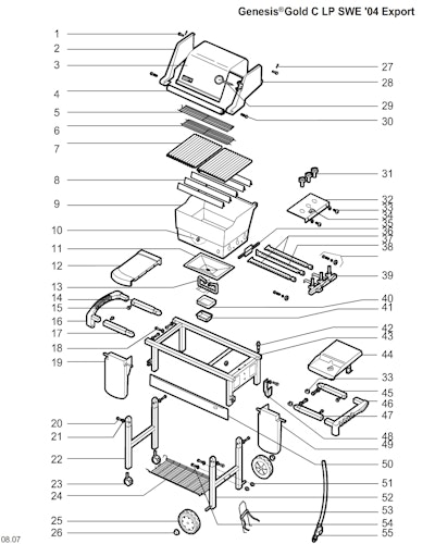 Weber Genesis Gold C LP SS SWE (2004) (Germany)