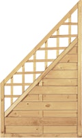 T&J Maxi Massivzaun Ranki Ecke 90 x 150/60 cm