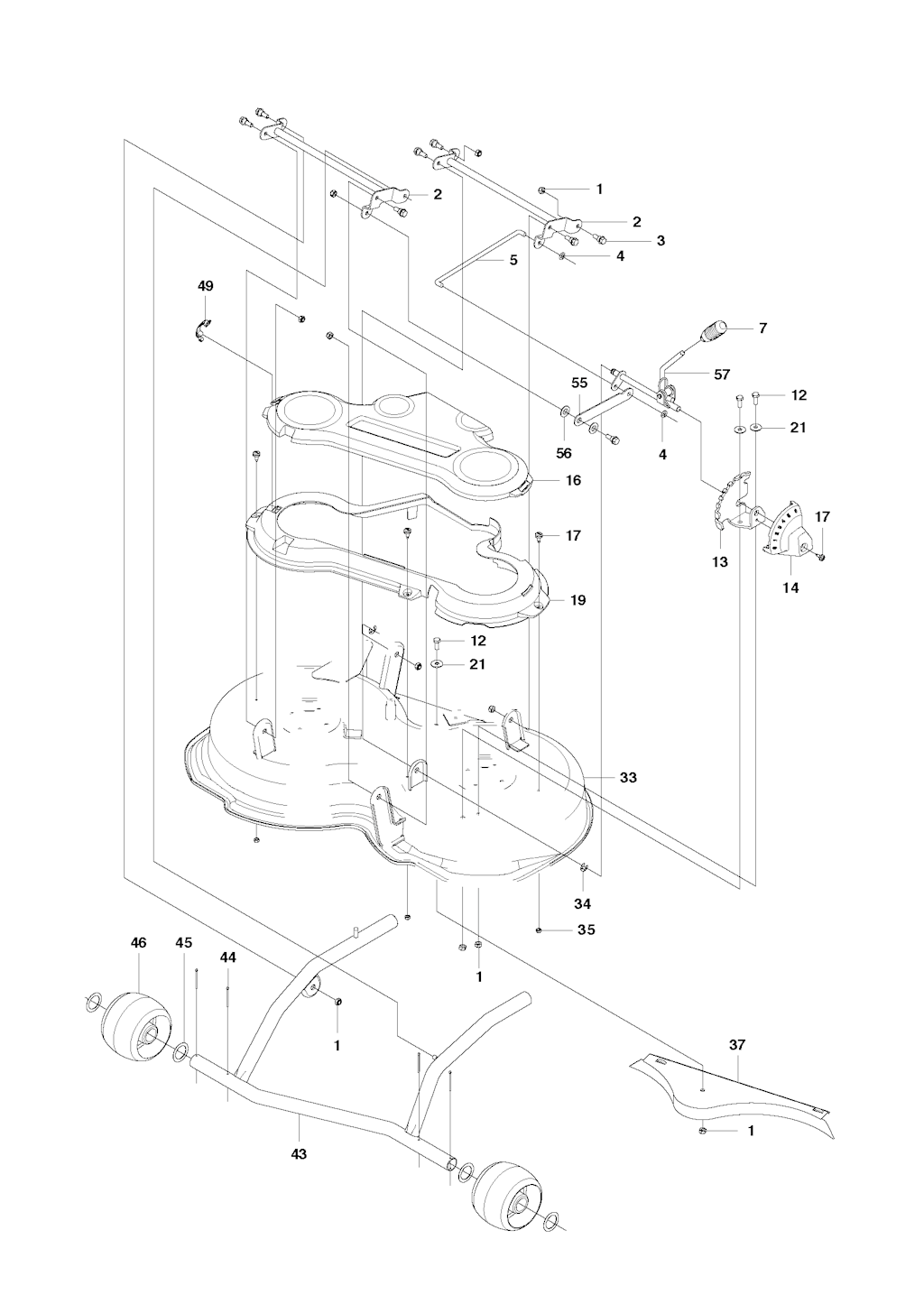 Explosionszeichnung Ersatzteile