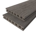Vorschaubild NewTechWood Deluxe Vintage WPC-Terrassendiele Hohlkammer Silver Gray  23 x 138 mm