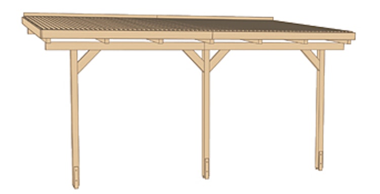 Weka Terrassenüberdachung 671
