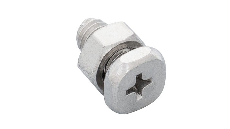 Vitavia Stahlschrauben- und Mutternsatz quadratisch, blank (10 Stück)