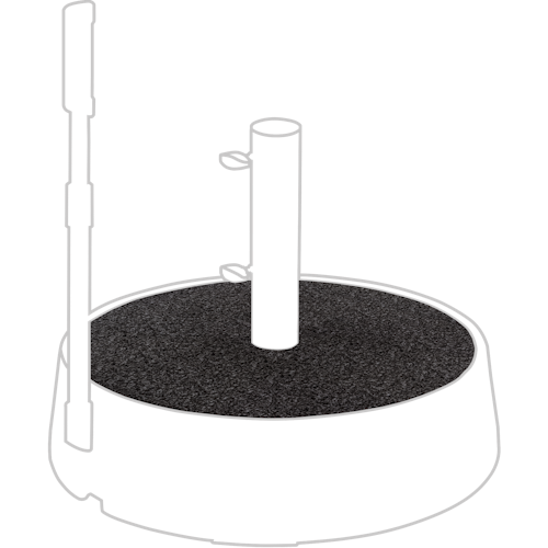 doppler Dekorplatte für Rollsockel EXPERT EASY MOVE SWITCH, Stahl