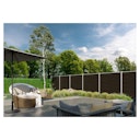 Vorschaubild T&J WAREN WPC Steckzaun-Set - Verschiedene Farben