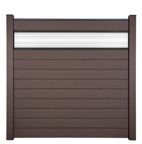 GroJa Solid Stecksystem Bausatz Quadratisch inkl. Glas-Designeinsatz 30cm