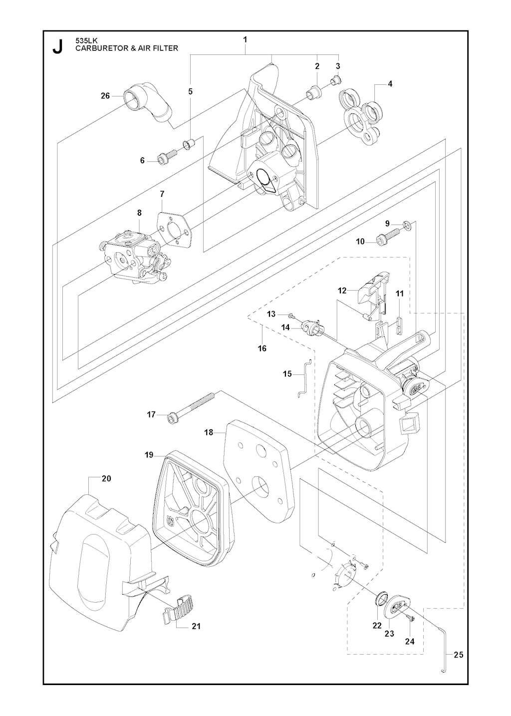 Explosionszeichnung Ersatzteile