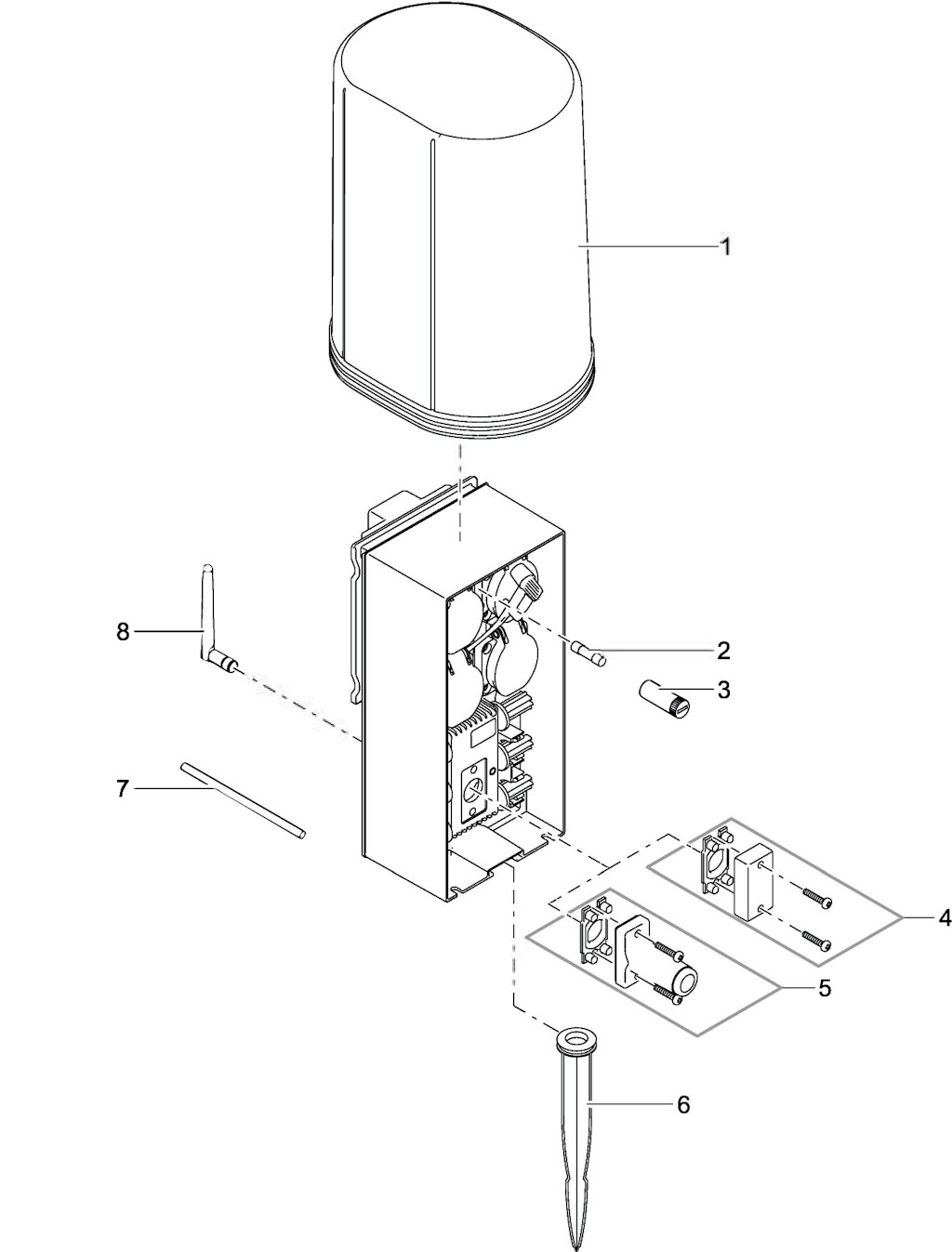 Explosionszeichnung Ersatzteile