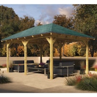 Karibu 4-Eck Pavillon Perida kesseldruckimprägniert