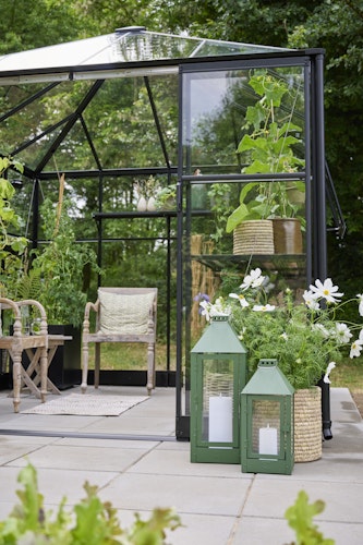 Halls Gewächshaus Qube Square - 6,3 m²