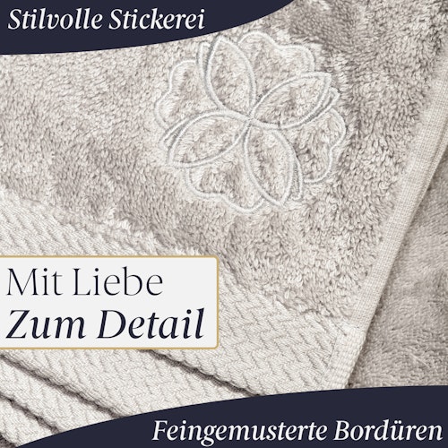Liebenstein Saunahandtuch 2er Set - 70 x 200 cm - 625 g/m²