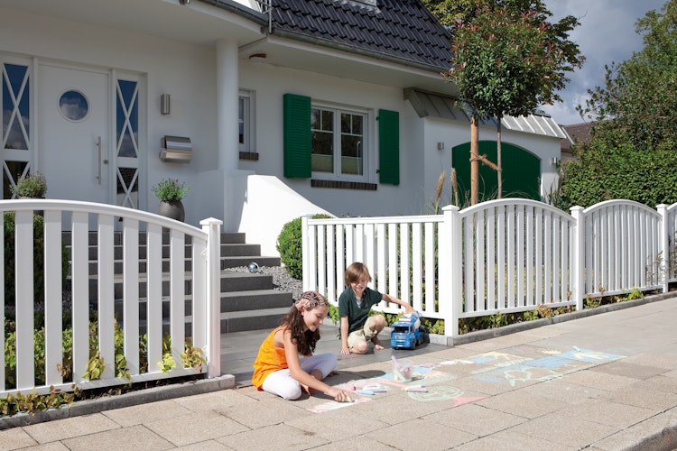 TraumGarten Longlife Cleo Vorgartenzaun 1800 x 850 (1020) mm 