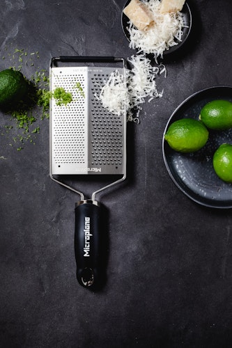Microplane Doppelreibe Grob & Fein GOURMET Schwarz
