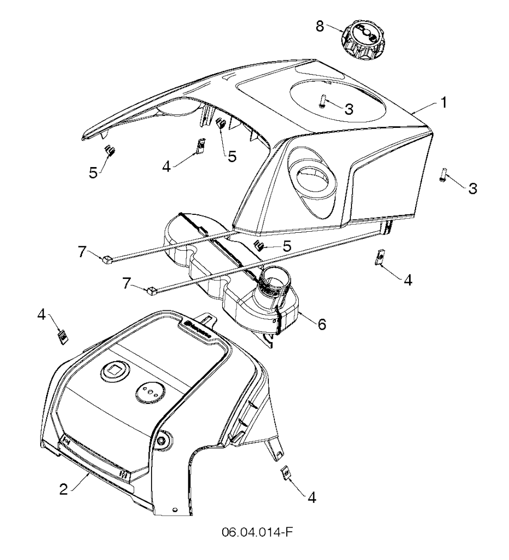 Explosionszeichnung Ersatzteile