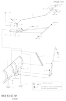 Husqvarna Zubehör für Aufsitzmäher 953530701 Schneeräumschild KOVA