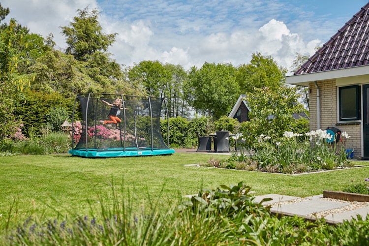 Salta Trampolin Comfort Edition Ground mit Sicherheitsnetz