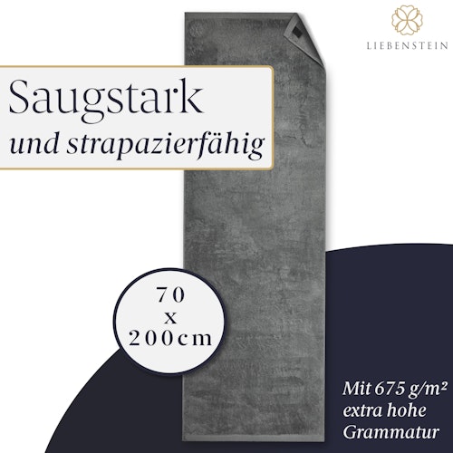 Liebenstein Saunahandtuch 2er Set - 70 x 200 cm - 625 g/m²