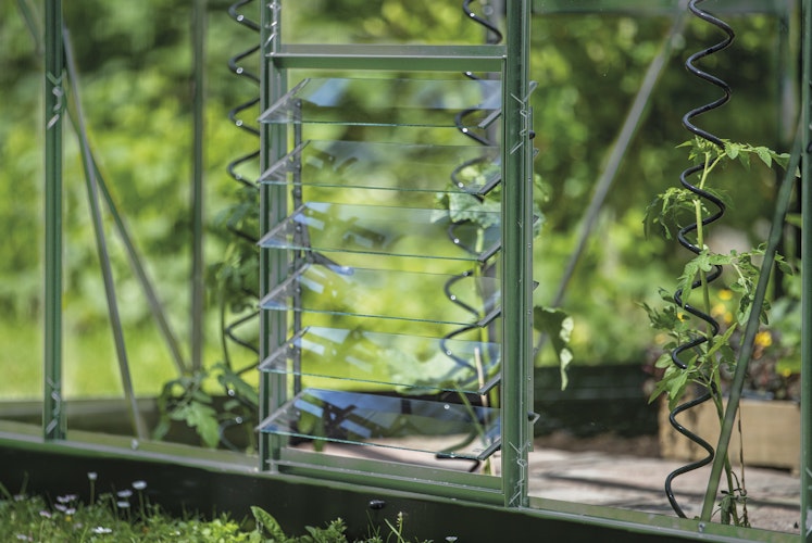 Halls ICON Pflanzenhaus / Lean-To Lamellenlüfter Set