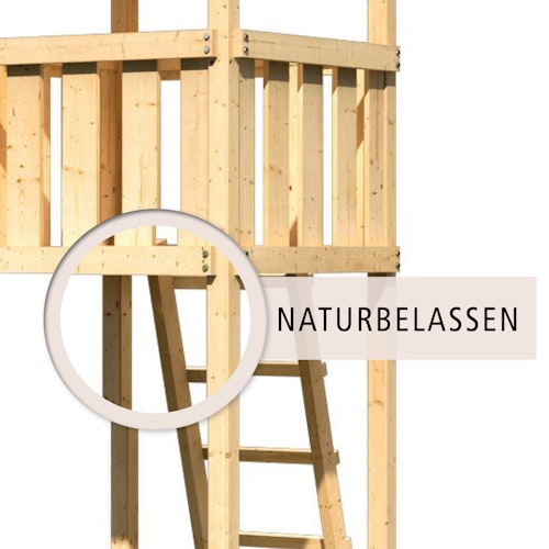 Akubi Stelzenhaus Benjamin mit Netzrampe