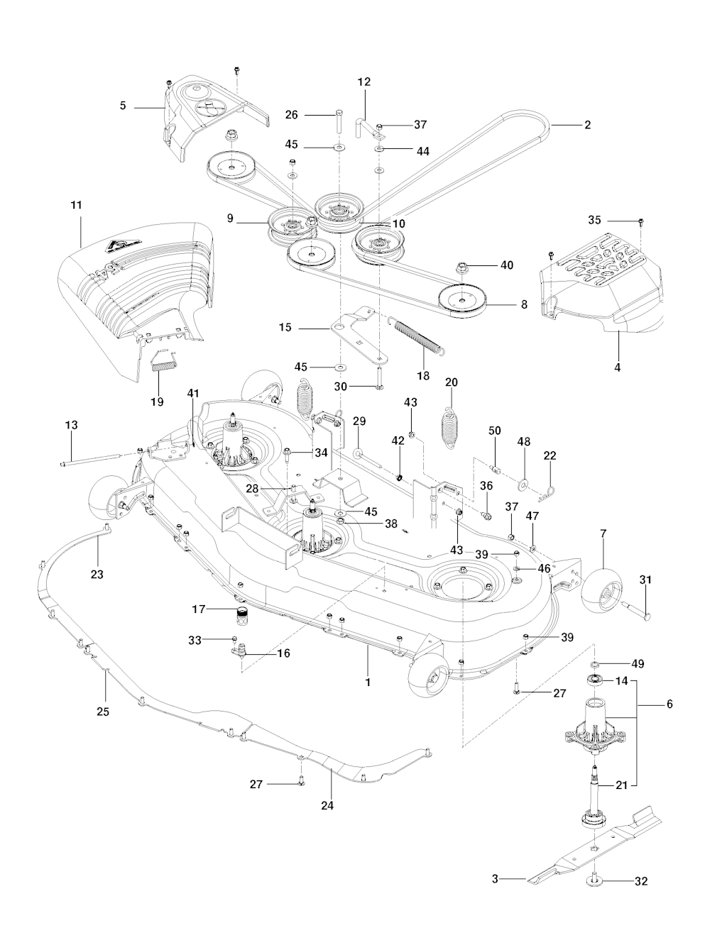 Explosionszeichnung Ersatzteile