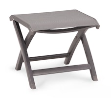 BEST Hocker LARINO, Aluminium / Ergotex Anthrazit Matt