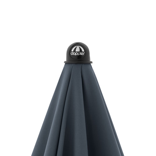 doppler Mittelmastschirm myZONE 200 Manual, Stahl Anthrazit / 100 % Polyester 180 g/m² 