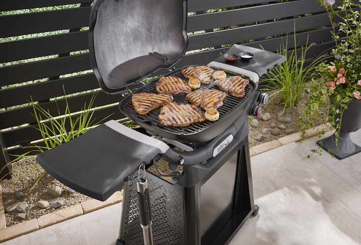 Weber Q3200N+ Gasgrill mit Rollwagen - Black