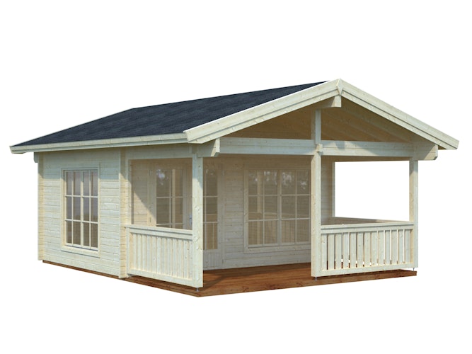 Palmako Ferienhaus Agneta 18,8+12,5 m² - 70 mm