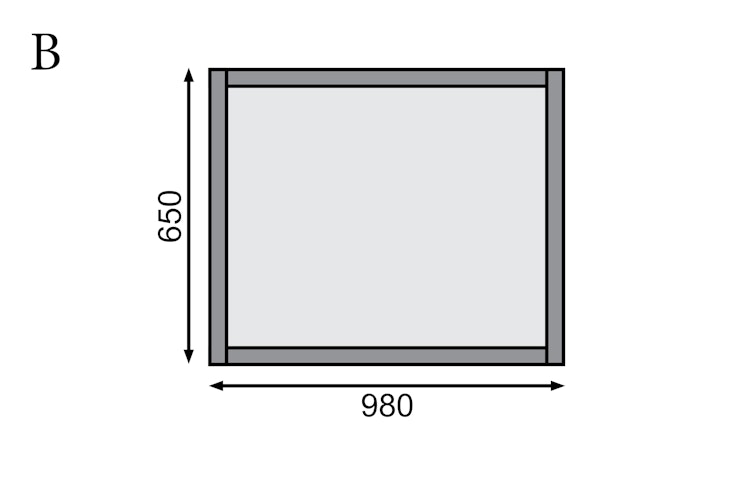Karibu Hochbeet 0 - 260 l Fassungsvermögen 19 mm Wandstärke