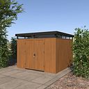 Vorschaubild NewTechWood WPC Gartenhaus Cella 1010 mit Doppeltür - 21 mm