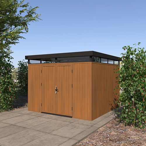 NewTechWood WPC Gartenhaus Cella 1010 mit Doppeltür - 21 mm