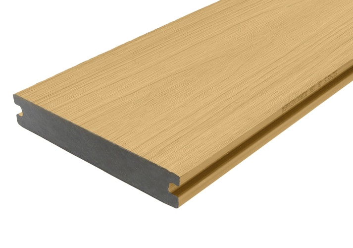 Fiberdeck Premium WPC-Terrassendiele Cedar massiv 23 x 138 mm