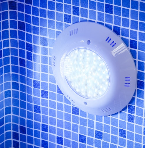 Heissner RGB-Pool-Wandeinbaustrahler, RGB, 165mm Lamp / 290mm Frame / 25W (L489-00)