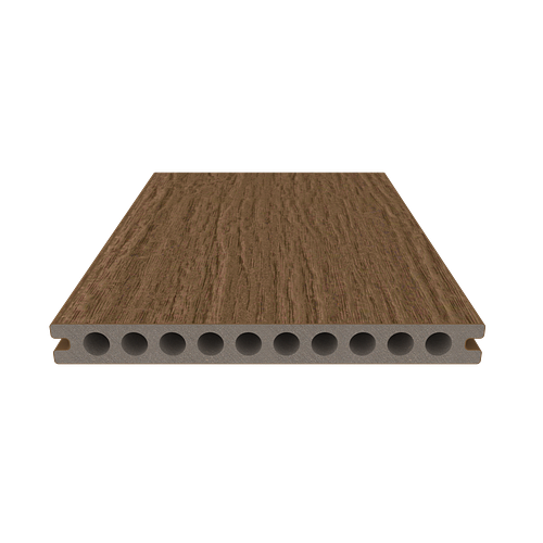 NewTechWood Gigante Vintage WPC-Terrassendiele Hohlkammer Teak  23 x 210 mm
