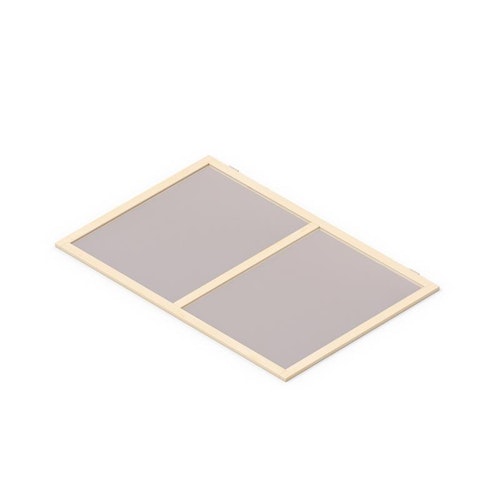 NOOR upyard™ Frühbeetdeckel 120x80 cm natur