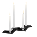 Vorschaubild höfats Kerzenhalter-Set SQUARE CANDLE schwarz 4 Stück