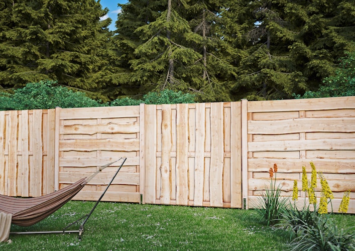 T&J LOLLAND Sichtschutzzaun Lärche 1800 x 1500 mm