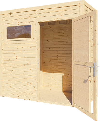 Bertilo Gartenhaus Cubus 1 - 19 mm