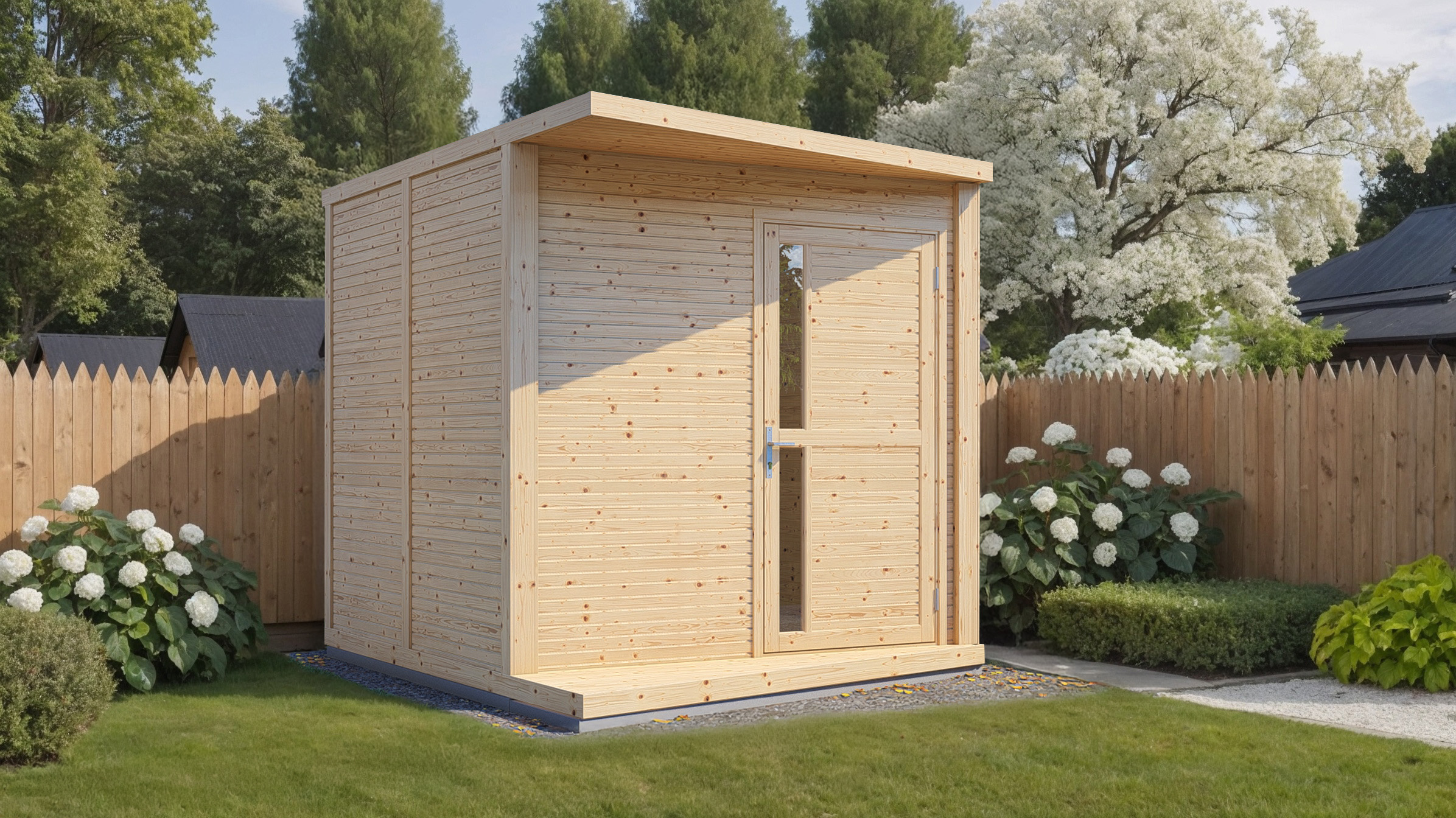 Bertilo Gartenhaus Concept - 18 mm