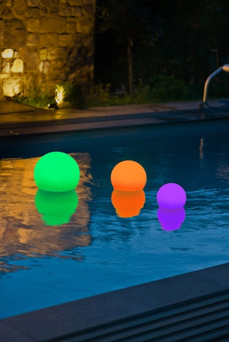 Ubbink MultiBright SolarFloat 30 - Solarbetriebene schwimmende Leuchtkugel H28 x Ø30cm