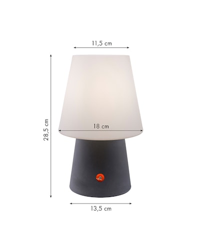 8 seasons design LED-Tischleuchte No. 1, 30 cm (WW), verschiedene Farben