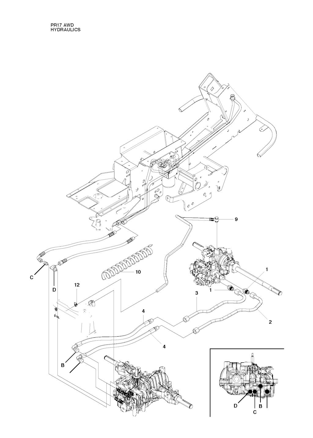 Explosionszeichnung Ersatzteile
