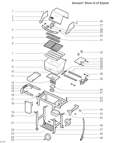 Weber Genesis Silver A LP Blk SWE (2004) (Germany)