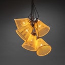 Vorschaubild Konstsmide Weihnachtsbeleuchtung  LED Partyketten Erweiterung, 10 Birnen, bernsteinfarben (2334-830)